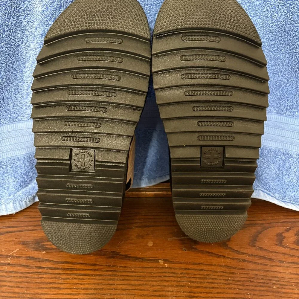 Dr. Martens Women's Voss Quad Pisa Leather Platform Sandals Taupe Size 6 - Picture 6 of 8